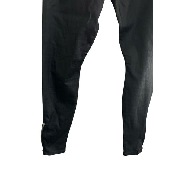 Joes Jeans “The Legging” Large Pull On Ankle Zip Skinny Black #3795 - Picture 3 of 13